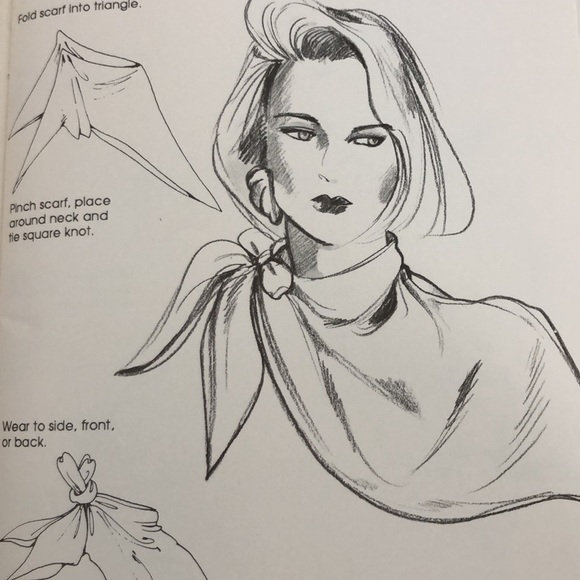 VTG Festive, bright Square Scarf Fruit arrangement motif - Picture 9 of 11